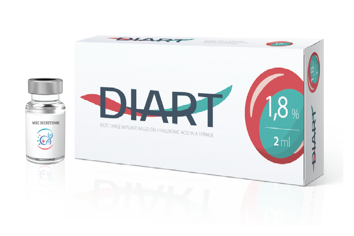 DIART&reg; 1.8% 2 ml carton with the MSC Secretome vial
