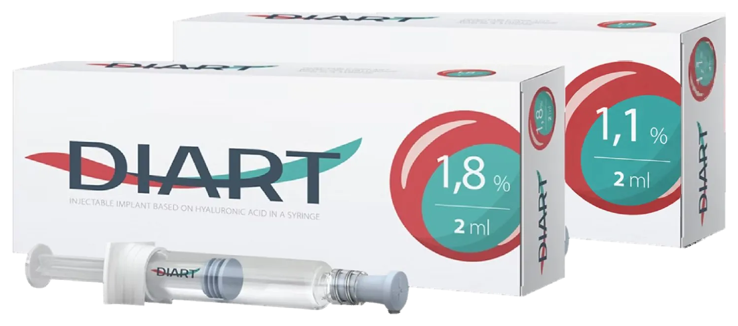 DIART&reg; 1.1% and 1.8% 2 ml pre-filled syringes and cartons